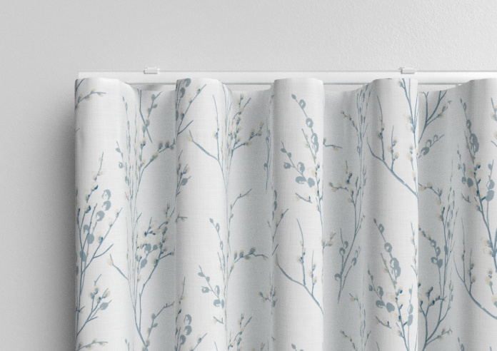 Laura Ashley Pussy Willow, Off White/Seaspray - Made to Measure Curtains - Image 13